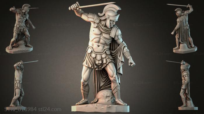 Статуэтки разные (STRI_013984) 3D модель для ЧПУ станка