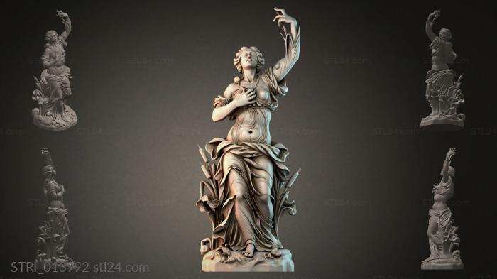 Статуэтки разные (STRI_013992) 3D модель для ЧПУ станка