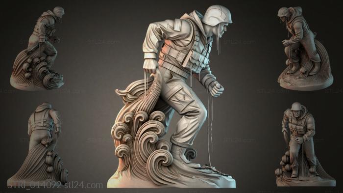 Статуэтки разные (STRI_014092) 3D модель для ЧПУ станка