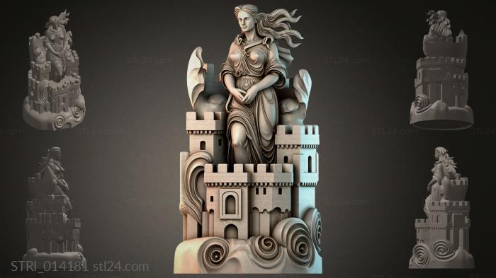 Статуэтки разные (STRI_014181) 3D модель для ЧПУ станка