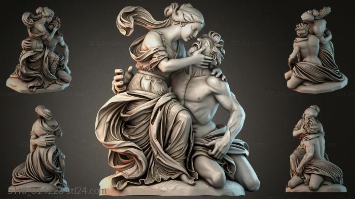 Статуэтки разные (STRI_014223) 3D модель для ЧПУ станка