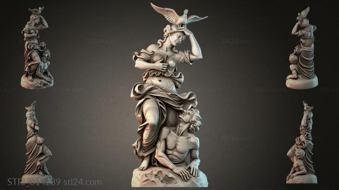 Статуэтки разные (STRI_014239) 3D модель для ЧПУ станка