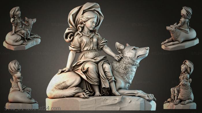 Статуэтки разные (STRI_014281) 3D модель для ЧПУ станка