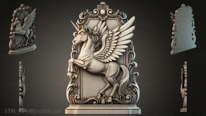 Статуэтки разные (STRI_014480) 3D модель для ЧПУ станка