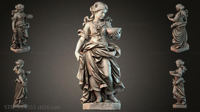 Статуэтки разные (STRI_014555) 3D модель для ЧПУ станка