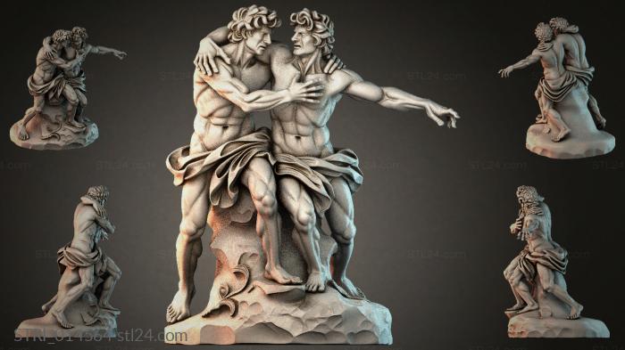 Статуэтки разные (STRI_014564) 3D модель для ЧПУ станка
