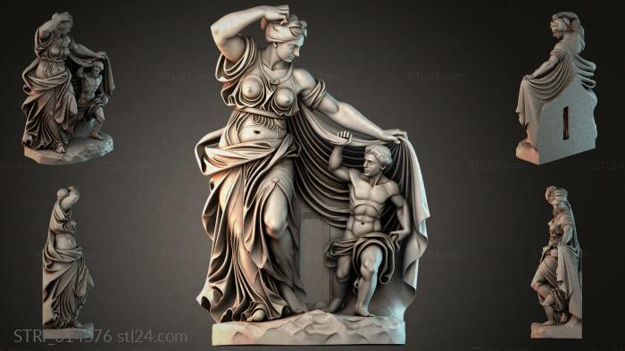 Статуэтки разные (STRI_014576) 3D модель для ЧПУ станка