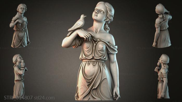 Статуэтки разные (STRI_014807) 3D модель для ЧПУ станка