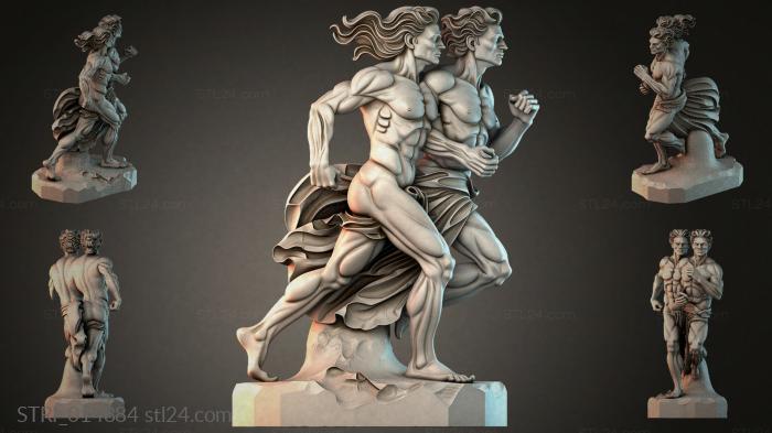 Статуэтки разные (STRI_014884) 3D модель для ЧПУ станка