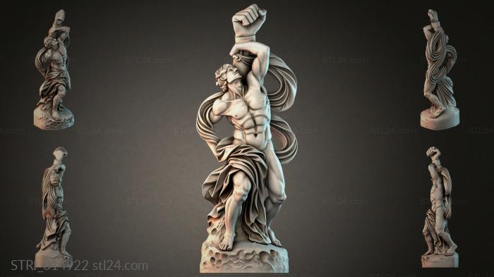 Статуэтки разные (STRI_014922) 3D модель для ЧПУ станка