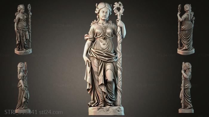 Статуэтки разные (STRI_015041) 3D модель для ЧПУ станка