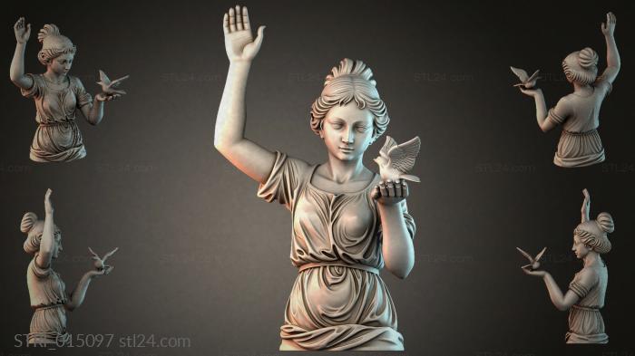 Статуэтки разные (STRI_015097) 3D модель для ЧПУ станка