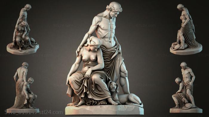 Статуэтки разные (STRI_015149) 3D модель для ЧПУ станка