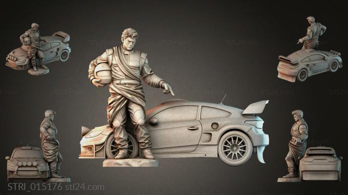 Статуэтки разные (STRI_015176) 3D модель для ЧПУ станка