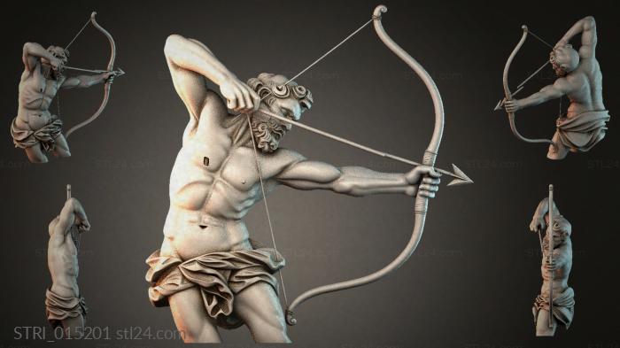 Статуэтки разные (STRI_015201) 3D модель для ЧПУ станка