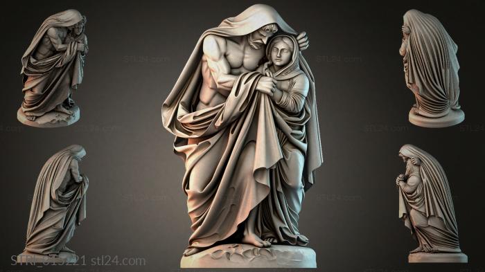 Статуэтки разные (STRI_015221) 3D модель для ЧПУ станка