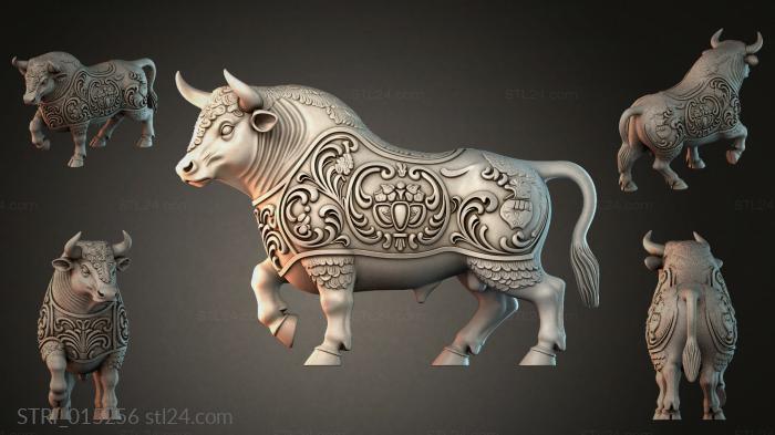 Статуэтки разные (STRI_015256) 3D модель для ЧПУ станка