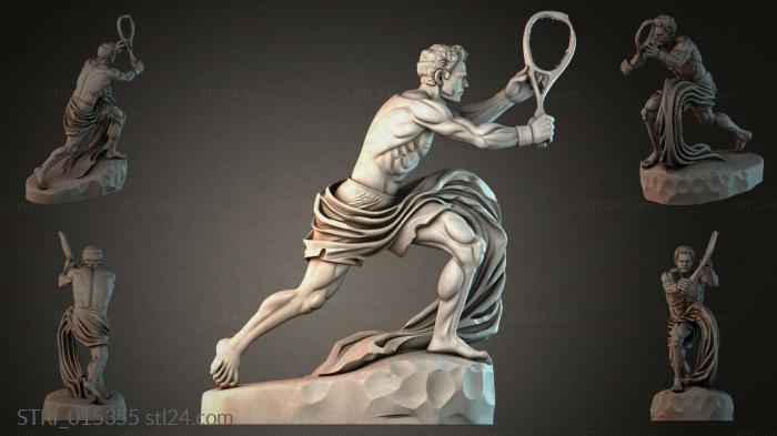 Статуэтки разные (STRI_015355) 3D модель для ЧПУ станка