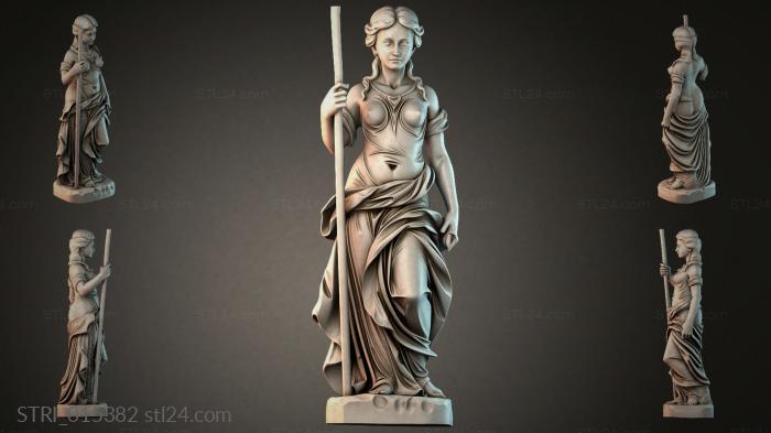 Статуэтки разные (STRI_015382) 3D модель для ЧПУ станка