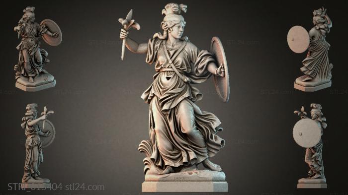 Статуэтки разные (STRI_015404) 3D модель для ЧПУ станка