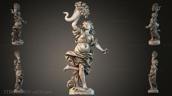 Статуэтки разные (STRI_015439) 3D модель для ЧПУ станка