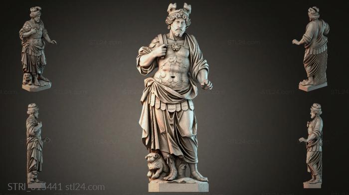 Статуэтки разные (STRI_015441) 3D модель для ЧПУ станка