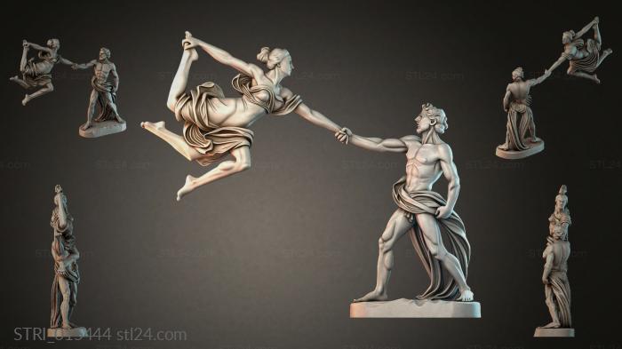 Статуэтки разные (STRI_015444) 3D модель для ЧПУ станка