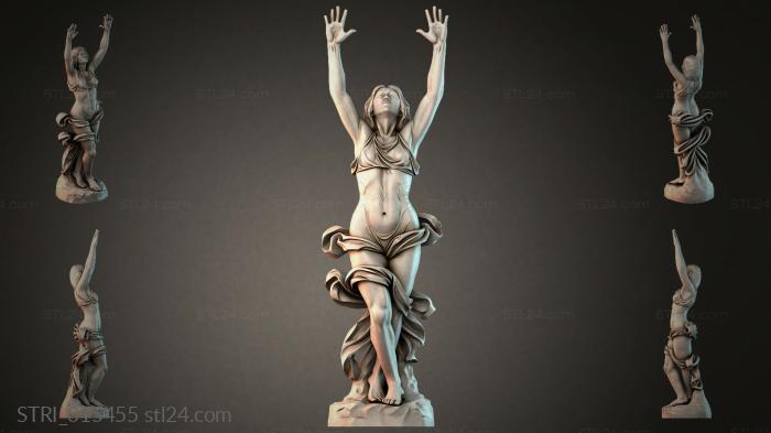 Статуэтки разные (STRI_015455) 3D модель для ЧПУ станка