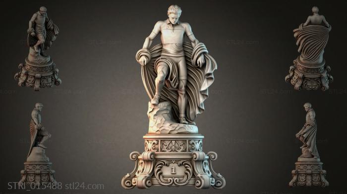 Статуэтки разные (STRI_015488) 3D модель для ЧПУ станка