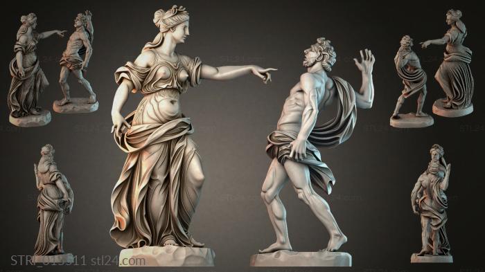 Статуэтки разные (STRI_015511) 3D модель для ЧПУ станка