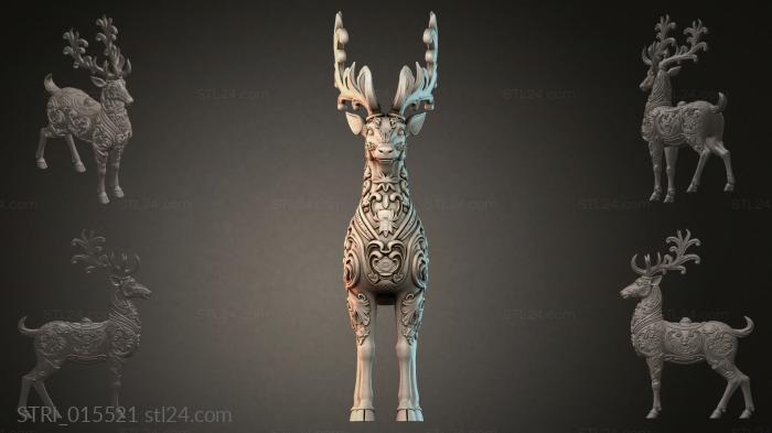 Статуэтки разные (STRI_015521) 3D модель для ЧПУ станка