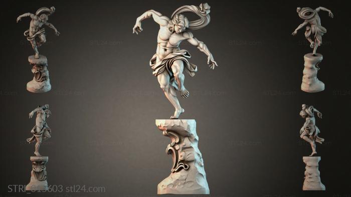 Статуэтки разные (STRI_015603) 3D модель для ЧПУ станка