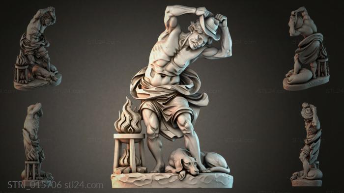 Статуэтки разные (STRI_015706) 3D модель для ЧПУ станка