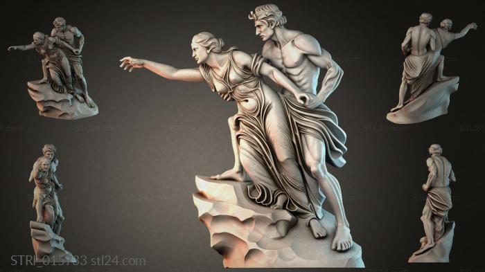 Статуэтки разные (STRI_015733) 3D модель для ЧПУ станка