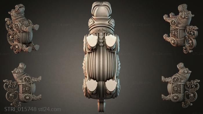 Статуэтки разные (STRI_015748) 3D модель для ЧПУ станка