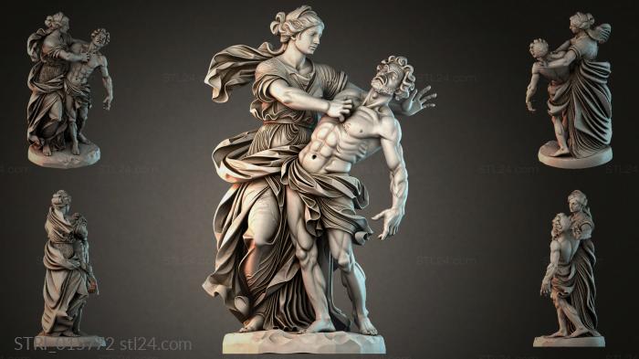 Статуэтки разные (STRI_015772) 3D модель для ЧПУ станка
