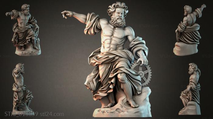 Статуэтки разные (STRI_015859) 3D модель для ЧПУ станка