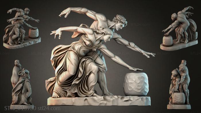 Статуэтки разные (STRI_015930) 3D модель для ЧПУ станка