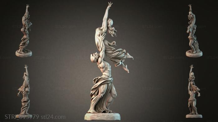 Статуэтки разные (STRI_015979) 3D модель для ЧПУ станка