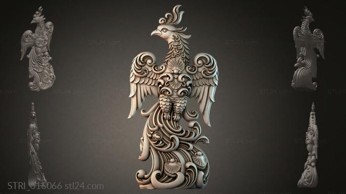 Статуэтки разные (STRI_016066) 3D модель для ЧПУ станка