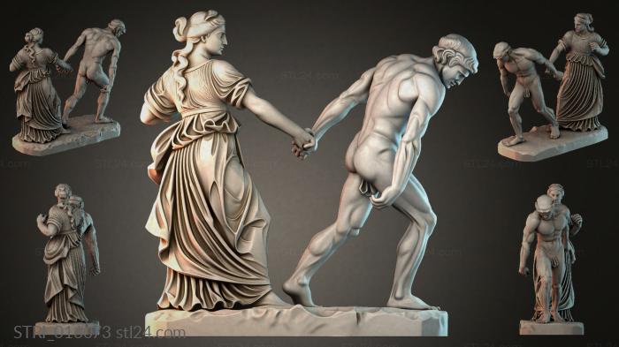 Статуэтки разные (STRI_016073) 3D модель для ЧПУ станка