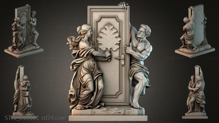 Статуэтки разные (STRI_016131) 3D модель для ЧПУ станка