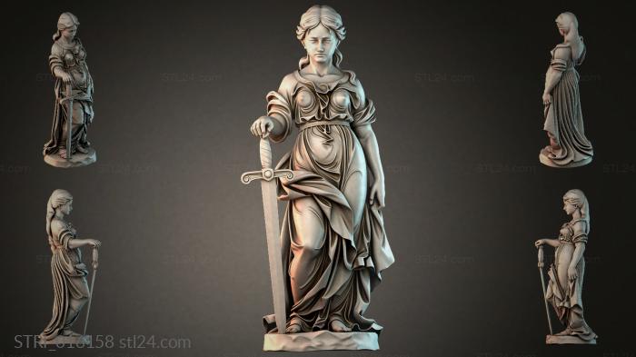 Статуэтки разные (STRI_016158) 3D модель для ЧПУ станка