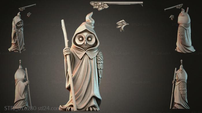 Статуэтки разные (STRI_016280) 3D модель для ЧПУ станка