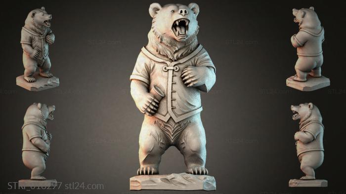Статуэтки разные (STRI_016297) 3D модель для ЧПУ станка