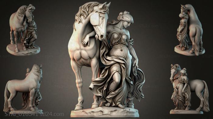 Статуэтки разные (STRI_016341) 3D модель для ЧПУ станка