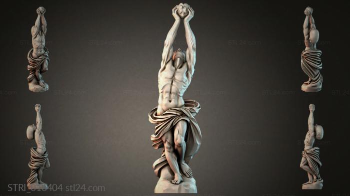 Статуэтки разные (STRI_016404) 3D модель для ЧПУ станка