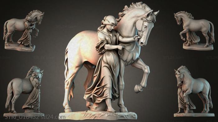 Статуэтки разные (STRI_016432) 3D модель для ЧПУ станка