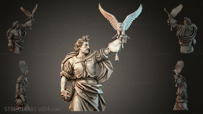 Статуэтки разные (STRI_016581) 3D модель для ЧПУ станка