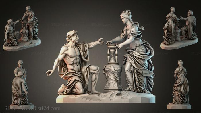 Статуэтки разные (STRI_016590) 3D модель для ЧПУ станка